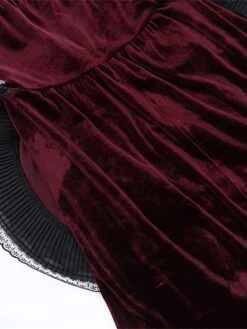 Women's Party Dress Lace Dress Cocktail Dress Midi Dress Black Wine Purple Sleeveless Pure Color Lace Spring Fall Winter Spaghetti Strap Fashion Halloween Birthday Wedding Guest 2023 S M L -Tesla Style omajic1694505125921