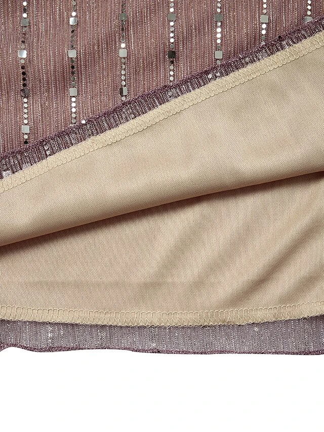 Women‘s A Line Dress Wedding Guest Maxi Long Dress Beige Long Sleeve Solid Color Sequins Fall Winter V Neck Stylish Elegant Formal Party 2023 S M L XL / Party Dress 7 Women‘s A Line Dress Wedding Guest Maxi Long Dress Beige Long Sleeve Solid Color Sequins Fall Winter V Neck Stylish Elegant Formal Party 2023 S M L XL / Party Dress - Image 5