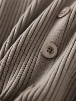 Women's Sweater Dress Jumper Dress Winter Dress Mini Dress Warm Plain Outdoor Daily Vacation Going Out Turtleneck Long Sleeve Button 2023 Slim Black Brown Khaki One Size -Tesla Style otjnda1697767802789