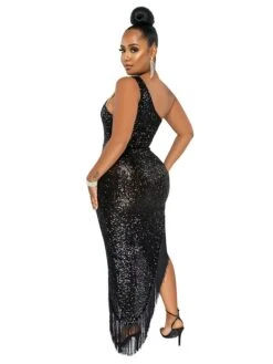 Women's Party Dress Fringe Dress Sequin Dress Long Dress Maxi Dress Black White Red Sleeveless Pure Color Sequins Summer Spring One Shoulder Fashion Party Spring Dress Slim 2023 S M L XL XXL 16 Women's Party Dress Fringe Dress Sequin Dress Long Dress Maxi Dress Black White Red Sleeveless Pure Color Sequins Summer Spring One Shoulder Fashion Party Spring Dress Slim 2023 S M L XL XXL -Tesla Style owylov1678435543138