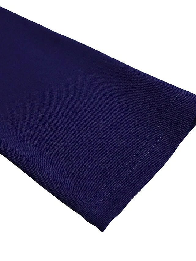 Women's Work Dress Sheath Dress Black Dress Fashion Midi Dress Ruched Split Crew Neck Long Sleeve Plain Regular Fit Black White Red Fall Winter S M L XL XXL 22 Women's Work Dress Sheath Dress Black Dress Fashion Midi Dress Ruched Split Crew Neck Long Sleeve Plain Regular Fit Black White Red Fall Winter S M L XL XXL - Image 20