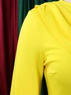 Women's Party Dress Cocktail Dress Wedding Guest Dress Midi Dress White Yellow Red Long Sleeve Pure Color Ruched Spring Fall Winter Crew Neck Fashion Winter Dress Wedding Guest Vacation 2023 S M L XL 41 Women's Party Dress Cocktail Dress Wedding Guest Dress Midi Dress White Yellow Red Long Sleeve Pure Color Ruched Spring Fall Winter Crew Neck Fashion Winter Dress Wedding Guest Vacation 2023 S M L XL -Tesla Style pheqsq1692676251518