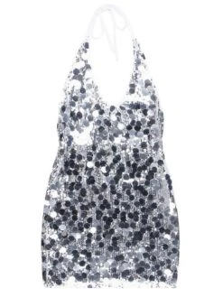 Women‘s Party Dress Sequin Dress Homecoming Dress Cocktail Dress Mini Dress Silver Sleeveless Pure Color Sparkly Glitter Sequins Spring Fall Winter Halter Neck Fashion Birthday Vacation 2023 S M L 40 Women‘s Party Dress Sequin Dress Homecoming Dress Cocktail Dress Mini Dress Silver Sleeveless Pure Color Sparkly Glitter Sequins Spring Fall Winter Halter Neck Fashion Birthday Vacation 2023 S M L -Tesla Style pimxap1693983155351