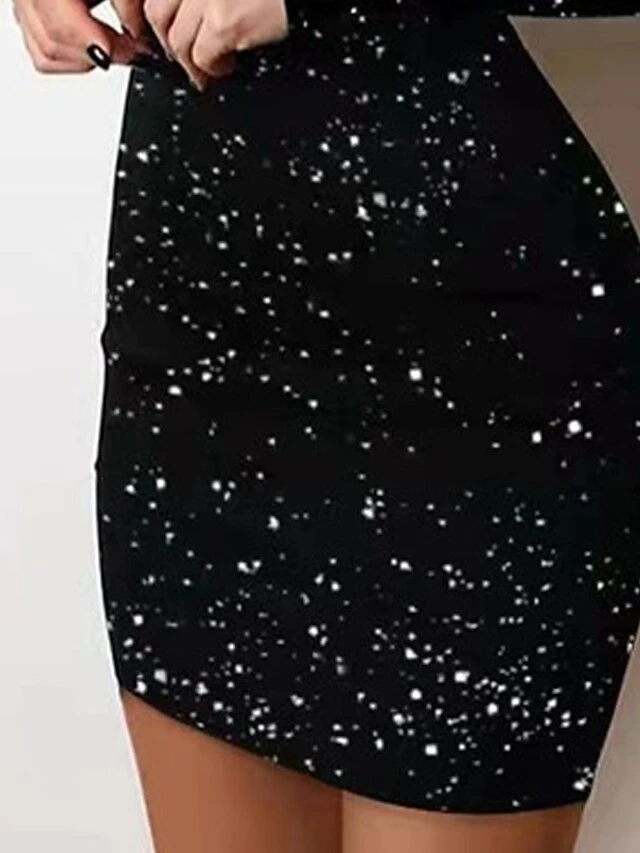 Women‘s Party Dress Wedding Guest Dress Lace Dress Black Dress Bodycon Long Sleeve Pure Color Lace Fall Spring Off Shoulder Party Winter Dress Evening Party 2022 S M L XL XXL 9 Women‘s Party Dress Wedding Guest Dress Lace Dress Black Dress Bodycon Long Sleeve Pure Color Lace Fall Spring Off Shoulder Party Winter Dress Evening Party 2022 S M L XL XXL - Image 7