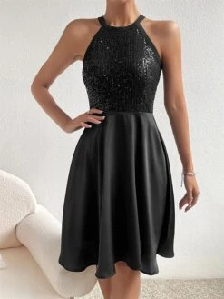 Women‘s Party Dress Sequin Dress Homecoming Dress Black Dress Mini Dress Wine Sleeveless Pure Color Sequins Summer Spring Crew Neck Fashion Wedding Guest Birthday Vacation 2023 S M L XL 18 Women‘s Party Dress Sequin Dress Homecoming Dress Black Dress Mini Dress Wine Sleeveless Pure Color Sequins Summer Spring Crew Neck Fashion Wedding Guest Birthday Vacation 2023 S M L XL -Tesla Style pnfgme1680171149152