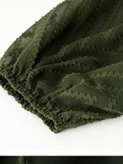 Women's Work Dress Black Dress Semi Formal Dress Fashion Mini Dress Ruched Square Neck Long Sleeve Plain Loose Fit Black Red Army Green Fall S M L XL -Tesla Style ppwhvs1693300580655