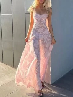 Women's Prom Dress Party Dress Corset Dress Long Dress Maxi Dress Pink Sleeveless Pure Color Lace Spring Fall Winter Spaghetti Strap Fashion Winter Dress Evening Party Wedding Guest 2023 S M L XL 19 Women's Prom Dress Party Dress Corset Dress Long Dress Maxi Dress Pink Sleeveless Pure Color Lace Spring Fall Winter Spaghetti Strap Fashion Winter Dress Evening Party Wedding Guest 2023 S M L XL -Tesla Style ppwszq1692169045590