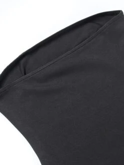 Women's Fringe Dress Bodycon Midi Dress White Black Sleeveless Pure Color Backless Tassel Fringe Spring Summer Strapless Stylish Elegant Sexy Slim 2022 S M L / Party Dress -Tesla Style puvzet1655372872104