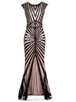 Women‘s Halloween Dress Prom Dress Party Dress Sequin Dress Black Dress Long Dress Maxi Dress Silver Pink Sleeveless Pure Color Sequins Summer Spring Crew Neck Party Evening Party Vacation -Tesla Style pwopja1676602825181