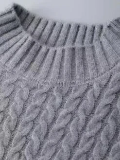 Women's Sweater Dress Jumper Dress Casual Dress Midi Dress Fashion Pure Color Outdoor Daily Vacation Going Out V Neck Long Sleeve Patchwork 2023 Regular Fit Black Khaki Beige One Size -Tesla Style pytgcm1695268445449