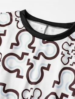 Women's Work Dress Sheath Dress Semi Formal Dress Fashion Mini Dress Patchwork Print Crew Neck Long Sleeve Geometric Color Block Loose Fit Brown Khaki Gray Fall S M L XL XXL -Tesla Style qbghgr1693293796879