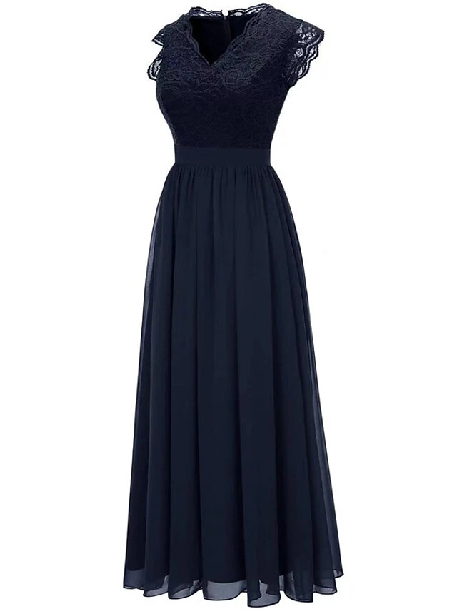 Women‘s Party Dress Homecoming Dress Wedding Guest Dress Corset Dress Lace Dress Long Dress Maxi Dress Black Pink Khaki Sleeveless Pure Color Lace Spring Summer V Neck Modern 2023 XS S M L XL XXL 3XL 7 Women‘s Party Dress Homecoming Dress Wedding Guest Dress Corset Dress Lace Dress Long Dress Maxi Dress Black Pink Khaki Sleeveless Pure Color Lace Spring Summer V Neck Modern 2023 XS S M L XL XXL 3XL - Image 5