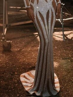 Women‘s Formal Party Dress Sequin Dress Long Dress Maxi Dress Silver Long Sleeve Pure Color Sequins Winter Fall Crew Neck Stylish Hot Fall Dress S M L XL XXL / Winter Dress 7 Women‘s Formal Party Dress Sequin Dress Long Dress Maxi Dress Silver Long Sleeve Pure Color Sequins Winter Fall Crew Neck Stylish Hot Fall Dress S M L XL XXL / Winter Dress -Tesla Style qfrmpv1657707432247