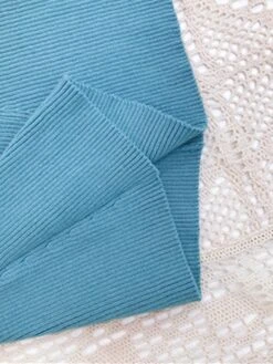 Women's Sweater Dress Jumper Dress Casual Dress Midi Dress Fashion Pure Color Outdoor Daily Vacation Going Out V Neck Long Sleeve Patchwork 2023 Regular Fit Black Pink Blue S M -Tesla Style qglgxv1695268447972