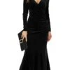 Women‘s Party Dress Wedding Guest Dress Sheath Dress Trumpet / Mermaid Dress Long Dress Maxi Dress Black Wine Purple Long Sleeve Pure Color Ruched Fall Autumn V Neck Elegant Winter Dress Evening Party 1 Women‘s Party Dress Wedding Guest Dress Sheath Dress Trumpet / Mermaid Dress Long Dress Maxi Dress Black Wine Purple Long Sleeve Pure Color Ruched Fall Autumn V Neck Elegant Winter Dress Evening Party -Tesla Style qhciiu1662695189128