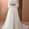 Women's Prom Dress Party Dress Wedding Guest Dress Long Dress Maxi Dress White Long Sleeve Pure Color Ruched Fall Winter Autumn Off Shoulder Fashion Winter Dress Wedding Guest Birthday 2023 S M L XL -Tesla Style qyurst1697097651663