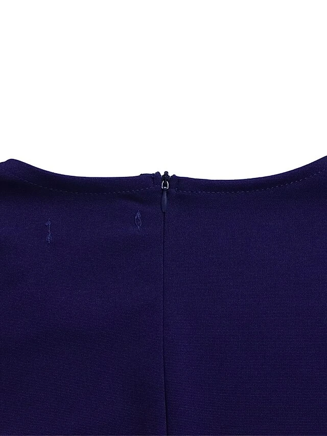 Women's Work Dress Sheath Dress Black Dress Fashion Midi Dress Ruched Split Crew Neck Long Sleeve Plain Regular Fit Black White Red Fall Winter S M L XL XXL 21 Women's Work Dress Sheath Dress Black Dress Fashion Midi Dress Ruched Split Crew Neck Long Sleeve Plain Regular Fit Black White Red Fall Winter S M L XL XXL - Image 19