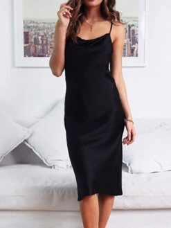 Women's Party Dress Satin Dress Emerald Green Dress Midi Dress Black Wine Gold Sleeveless Pure Color Backless Summer Spring Spaghetti Strap Stylish 2023 S M L XL 29 Women's Party Dress Satin Dress Emerald Green Dress Midi Dress Black Wine Gold Sleeveless Pure Color Backless Summer Spring Spaghetti Strap Stylish 2023 S M L XL -Tesla Style rgnqab1649668986152