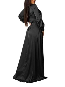 Women‘s Wedding Guest Dress Party Dress Satin Dress Sheath Dress Swing Dress Long Dress Maxi Dress Black Yellow Pink Long Sleeve Pure Color Lace Up Winter Fall Spring V Neck Mature Winter Dress 2023 37 Women‘s Wedding Guest Dress Party Dress Satin Dress Sheath Dress Swing Dress Long Dress Maxi Dress Black Yellow Pink Long Sleeve Pure Color Lace Up Winter Fall Spring V Neck Mature Winter Dress 2023 -Tesla Style rhhvli1643182441847