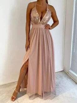 Women's Sequin Dress Slip Dress Long Dress Maxi Dress Black Champagne Pink Sleeveless Pure Color Sequins Summer Spring Spaghetti Strap Party Wedding Guest Evening Party Slim 2023 S M L XL 30 Women's Sequin Dress Slip Dress Long Dress Maxi Dress Black Champagne Pink Sleeveless Pure Color Sequins Summer Spring Spaghetti Strap Party Wedding Guest Evening Party Slim 2023 S M L XL -Tesla Style rlkuec1673854326260