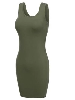 Women's Bodycon Sheath Dress Short Mini Dress White Black Blue Yellow Wine Army Green Orange Red Sleeveless Pure Color Knit Spring Summer Crew Neck Party Personalized Sexy Party 2022 S M L XL -Tesla Style rmdxdu1646987290190