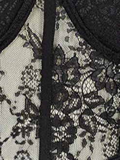 Women‘s Prom Party Dress Black Dress Long Dress Maxi Dress Red Sleeveless Pure Color Lace Winter Fall Autumn Strapless Party 2023 S M L XL XXL 3XL 4XL 5XL -Tesla Style rmmnzp1675324495287