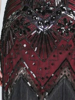 Women‘s Halloween Dress Retro 1920s Fringe Dress Midi Dress Party Outdoor Sequins Tassel Fringe Plain V Neck Sleeveless Regular Fit Summer Spring 2023 Claret Black S M L XL 20 Women‘s Halloween Dress Retro 1920s Fringe Dress Midi Dress Party Outdoor Sequins Tassel Fringe Plain V Neck Sleeveless Regular Fit Summer Spring 2023 Claret Black S M L XL -Tesla Style rosvgc1677052184355