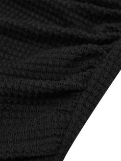 Women's Sweater Dress Winter Dress Jumper Dress Mini Dress Ruched Asymmetrical Outdoor Street Daily Fashion Streetwear Crew Neck Long Sleeve 2023 Slim Black Green Apricot Color S M L XL Size -Tesla Style rqbuky1694594495530