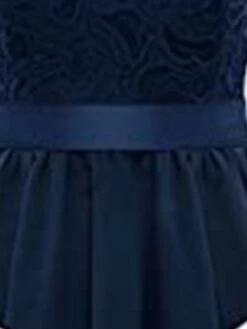 Women's Party Dress Homecoming Dress Cocktail Dress Midi Dress Wine Dark Blue Sleeveless Pure Color Lace Summer Spring V Neck Fashion Wedding Guest Birthday Vacation 2023 S M L XL 2XL -Tesla Style rqncyc1678950790300