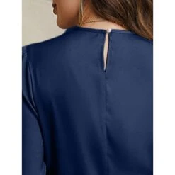 Women's Party Dress Cocktail Dress Sheath Dress Midi Dress Black Blue Green Long Sleeve Pure Color Ruched Fall Winter Autumn Crew Neck Fashion Evening Party Vacation 2023 S M L XL 19 Women's Party Dress Cocktail Dress Sheath Dress Midi Dress Black Blue Green Long Sleeve Pure Color Ruched Fall Winter Autumn Crew Neck Fashion Evening Party Vacation 2023 S M L XL -Tesla Style rscnaq1695640290102