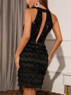 Women‘s Party Dress Fringe Dress Sequin Dress Homecoming Dress Black Dress Mini Dress Sleeveless Pure Color Sequins Summer Spring Fall Halter Neck Fashion Wedding Guest Birthday Evening Party 9 Women‘s Party Dress Fringe Dress Sequin Dress Homecoming Dress Black Dress Mini Dress Sleeveless Pure Color Sequins Summer Spring Fall Halter Neck Fashion Wedding Guest Birthday Evening Party -Tesla Style ruguhf1678779684950
