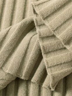 Women's Sweater Dress Jumper Dress Winter Dress Midi Dress Warm Plain Outdoor Daily Vacation Going Out Turtleneck Long Sleeve 2023 Loose Fit Black Brown Khaki One Size -Tesla Style rvezcy1697711607209