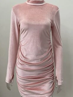 Women's Party Dress Velvet Dress Cocktail Dress Mini Dress Black Pink Blue Long Sleeve Pure Color Ruched Fall Winter Autumn Stand Collar Fashion Winter Dress Vacation 2023 S M L XL XXL 3XL 16 Women's Party Dress Velvet Dress Cocktail Dress Mini Dress Black Pink Blue Long Sleeve Pure Color Ruched Fall Winter Autumn Stand Collar Fashion Winter Dress Vacation 2023 S M L XL XXL 3XL -Tesla Style rwwrxi1694166364419
