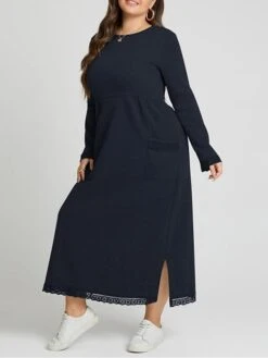 Women's Casual Dress Sweatshirt Dress Winter Dress Long Dress Maxi Dress Ruched Pocket Outdoor Daily Going Out Fashion Streetwear Crew Neck Long Sleeve 2023 Loose Fit Black Wine Purple Color S M L XL 33 Women's Casual Dress Sweatshirt Dress Winter Dress Long Dress Maxi Dress Ruched Pocket Outdoor Daily Going Out Fashion Streetwear Crew Neck Long Sleeve 2023 Loose Fit Black Wine Purple Color S M L XL -Tesla Style saxvsh1693813476250