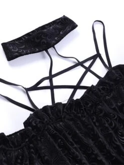 Women's Party Dress Velvet Dress Cocktail Dress Mini Dress Black Short Sleeve Pure Color Lace Spring Fall Winter Halter Neck Fashion Halloween Birthday Wedding Guest 2023 S M L 35 Women's Party Dress Velvet Dress Cocktail Dress Mini Dress Black Short Sleeve Pure Color Lace Spring Fall Winter Halter Neck Fashion Halloween Birthday Wedding Guest 2023 S M L -Tesla Style scffhx1693983162800