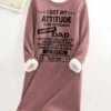 Women's Sweatshirt Dress Casual Dress Mini Dress Warm Fashion Outdoor Vacation Going Out Crew Neck Print Letter Loose Fit Pink S M L XL XXL -Tesla Style sfzhec1697708998597