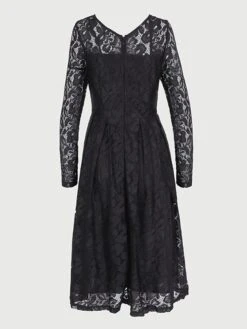 Women‘s Party Dress Wedding Guest Dress Lace Dress Dress Knee Length Dress Black Wine Navy Blue Long Sleeve Pure Color Lace Winter Fall Spring V Neck Elegant Winter Dress Office 2023 S M L XL XXL 3XL 15 Women‘s Party Dress Wedding Guest Dress Lace Dress Dress Knee Length Dress Black Wine Navy Blue Long Sleeve Pure Color Lace Winter Fall Spring V Neck Elegant Winter Dress Office 2023 S M L XL XXL 3XL -Tesla Style shmhpv1635935844426