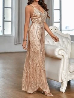 Women‘s Prom Dress Party Dress Sequin Dress Long Dress Maxi Dress Black Champagne Green Sleeveless Pure Color Sparkly Glitter Sequins Spring Fall Winter Spaghetti Strap Fashion Wedding Guest 17 Women‘s Prom Dress Party Dress Sequin Dress Long Dress Maxi Dress Black Champagne Green Sleeveless Pure Color Sparkly Glitter Sequins Spring Fall Winter Spaghetti Strap Fashion Wedding Guest -Tesla Style sktbwv1692858098177