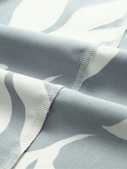 Women's Work Dress Semi Formal Dress Wrap Dress Fashion Midi Dress Lace Up Print V Neck Long Sleeve Leaf Loose Fit Black Fall Winter S M L XL XXL -Tesla Style slsvpp1693363848279