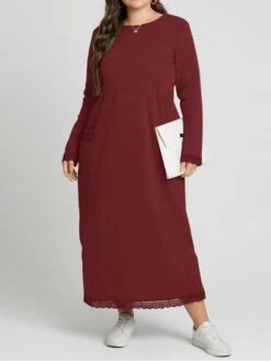 Women's Casual Dress Sweatshirt Dress Winter Dress Long Dress Maxi Dress Ruched Pocket Outdoor Daily Going Out Fashion Streetwear Crew Neck Long Sleeve 2023 Loose Fit Black Wine Purple Color S M L XL 28 Women's Casual Dress Sweatshirt Dress Winter Dress Long Dress Maxi Dress Ruched Pocket Outdoor Daily Going Out Fashion Streetwear Crew Neck Long Sleeve 2023 Loose Fit Black Wine Purple Color S M L XL -Tesla Style snbsxg1693813474164