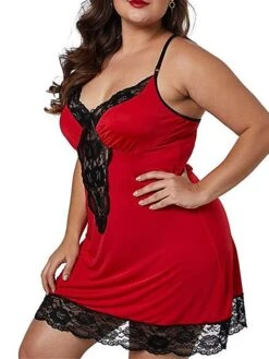 Women's Casual Dress Strap Dress Mini Dress Daily Casual Lace Bow Color Block Strap Home Lounge Black Wine 2023 Summer Spring One-Size -Tesla Style soouca1692771280555