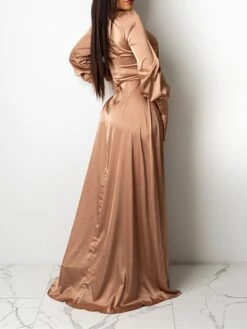 Women‘s Wedding Guest Dress Party Dress Satin Dress Sheath Dress Swing Dress Long Dress Maxi Dress Black Yellow Pink Long Sleeve Pure Color Lace Up Winter Fall Spring V Neck Mature Winter Dress 2023 28 Women‘s Wedding Guest Dress Party Dress Satin Dress Sheath Dress Swing Dress Long Dress Maxi Dress Black Yellow Pink Long Sleeve Pure Color Lace Up Winter Fall Spring V Neck Mature Winter Dress 2023 -Tesla Style stdcri1643182439646