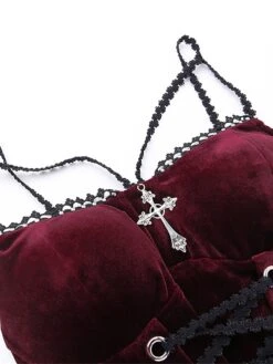 Women's Party Dress Lace Dress Cocktail Dress Midi Dress Black Wine Purple Sleeveless Pure Color Lace Spring Fall Winter Spaghetti Strap Fashion Halloween Birthday Wedding Guest 2023 S M L -Tesla Style svqwoa1694505119501