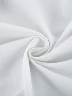 Women's Work Dress Casual Dress White Dress Fashion Daily Puff Sleeve Mini Dress Ruched Button V Neck 3/4 Length Sleeve Plain Regular Fit White Fall Winter S M L -Tesla Style szjkxy1695645268703