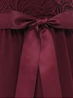 Women's Party Dress Homecoming Dress Cocktail Dress Midi Dress Wine Dark Blue Sleeveless Pure Color Lace Summer Spring V Neck Fashion Wedding Guest Birthday Vacation 2023 S M L XL 2XL -Tesla Style tlhxjx1678950784504