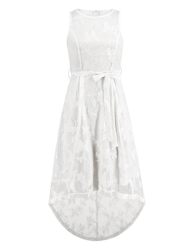 Women's Party Dress Lace Dress Homecoming Dress Midi Dress White Pink Red Sleeveless Pure Color Lace Up Summer Spring Crew Neck Fashion Wedding Guest Vacation 2023 S M L XL 2XL 21 Women's Party Dress Lace Dress Homecoming Dress Midi Dress White Pink Red Sleeveless Pure Color Lace Up Summer Spring Crew Neck Fashion Wedding Guest Vacation 2023 S M L XL 2XL - Image 19