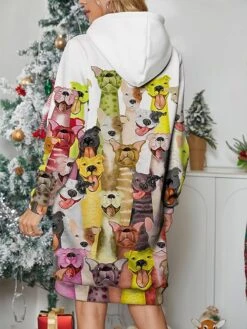 Women's Casual Dress Hoodie Dress Mini Dress Warm Fashion Outdoor Christmas Holiday Hoodie Print Animal Loose Fit Yellow Blue Purple S M L XL XXL 13 Women's Casual Dress Hoodie Dress Mini Dress Warm Fashion Outdoor Christmas Holiday Hoodie Print Animal Loose Fit Yellow Blue Purple S M L XL XXL -Tesla Style uaophc1696942510611