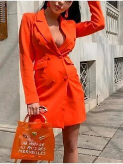 Women‘s Work Dress Blazer Dress And Jacket Set Party Dress Mini Dress Black Dark Green Purple Long Sleeve Pure Color Button Fall Winter Autumn Shirt Collar Stylish Winter Dress Fall Dress 2023 24 Women‘s Work Dress Blazer Dress And Jacket Set Party Dress Mini Dress Black Dark Green Purple Long Sleeve Pure Color Button Fall Winter Autumn Shirt Collar Stylish Winter Dress Fall Dress 2023 -Tesla Style ucfhjf1656499294538