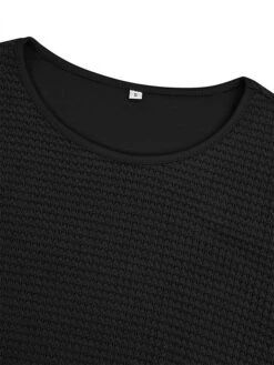 Women's Sweater Dress Winter Dress Jumper Dress Mini Dress Ruched Asymmetrical Outdoor Street Daily Fashion Streetwear Crew Neck Long Sleeve 2023 Slim Black Green Apricot Color S M L XL Size -Tesla Style udejeu1694594494851