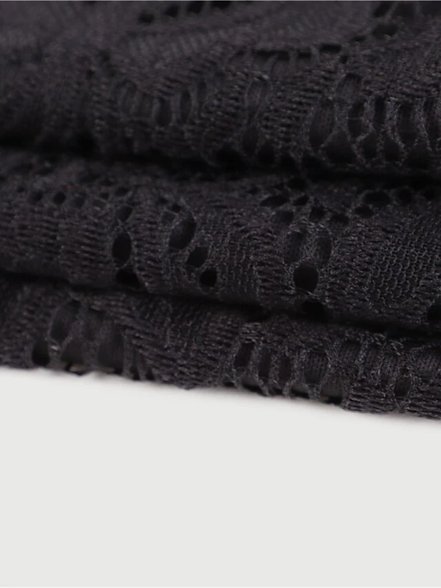 Women‘s Party Dress Wedding Guest Dress Lace Dress Dress Knee Length Dress Black Wine Navy Blue Long Sleeve Pure Color Lace Winter Fall Spring V Neck Elegant Winter Dress Office 2023 S M L XL XXL 3XL 7 Women‘s Party Dress Wedding Guest Dress Lace Dress Dress Knee Length Dress Black Wine Navy Blue Long Sleeve Pure Color Lace Winter Fall Spring V Neck Elegant Winter Dress Office 2023 S M L XL XXL 3XL - Image 5